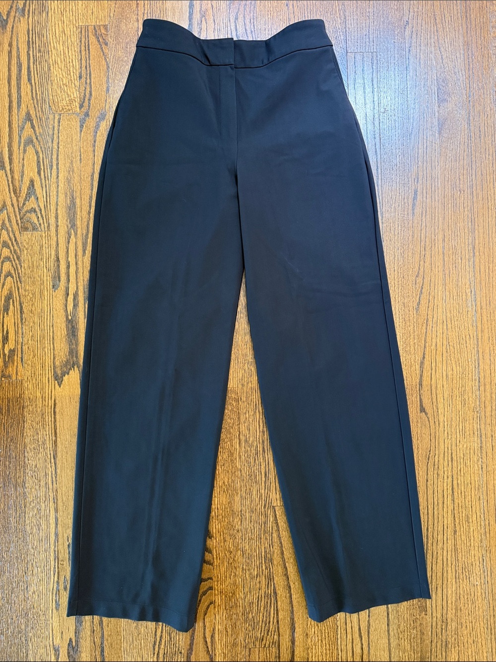 B45 Theory Women’s 10 Black Wide-Leg Dress Trousers